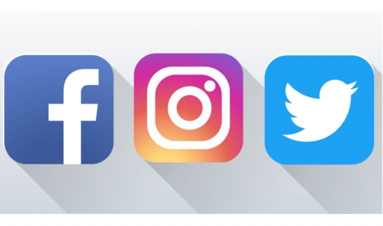3 social icons
